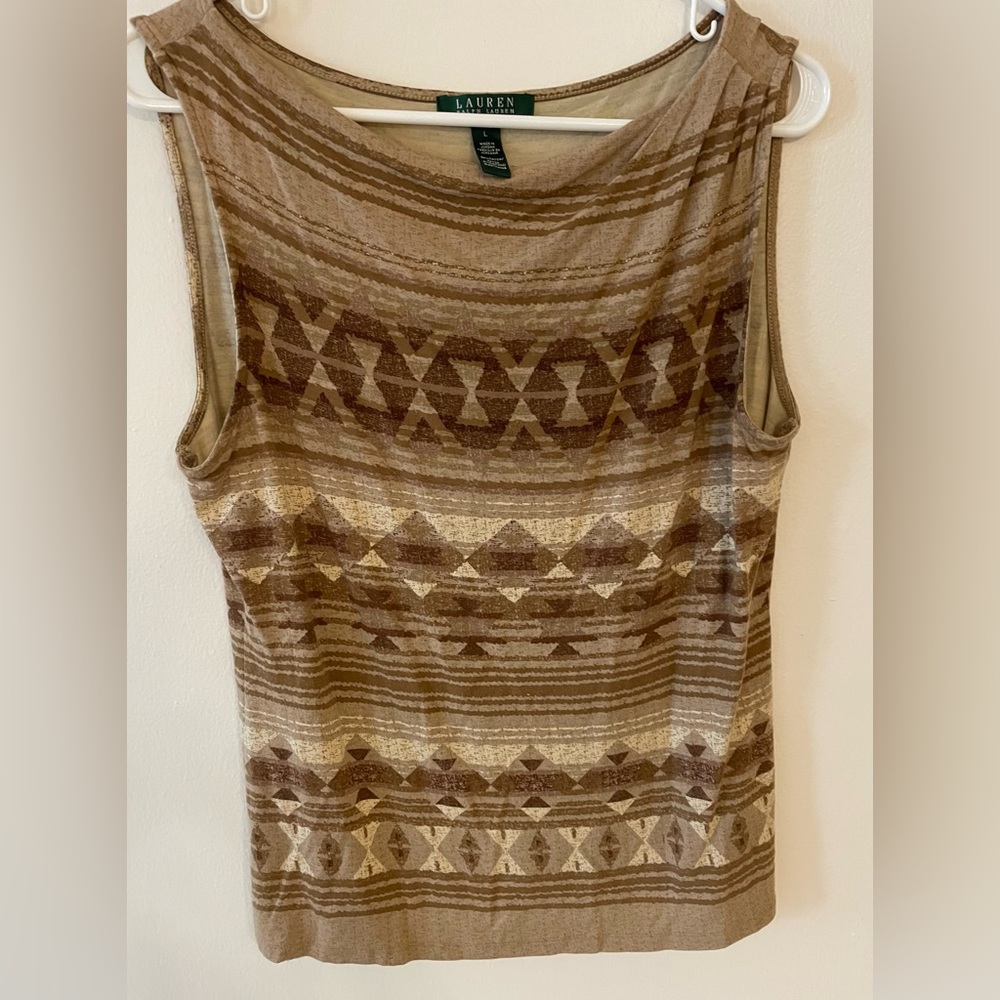 Lauren by Ralph Lauren Sleeveless Top